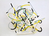 unstill life (grey, black, green)